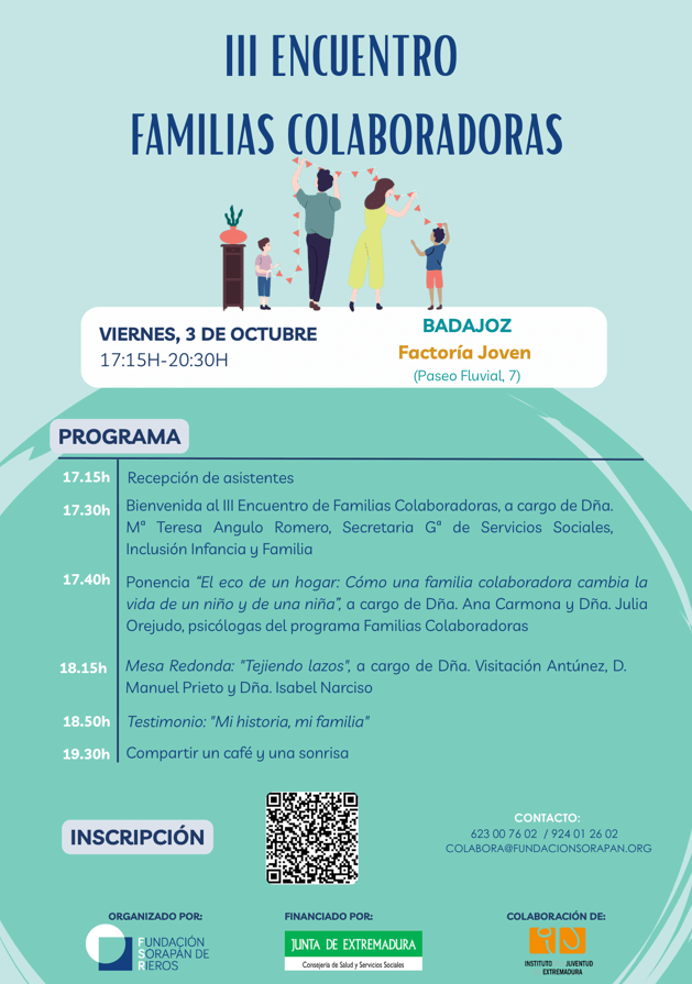 III Encuentro Regional de Familias Colaboradoras de Extremadura