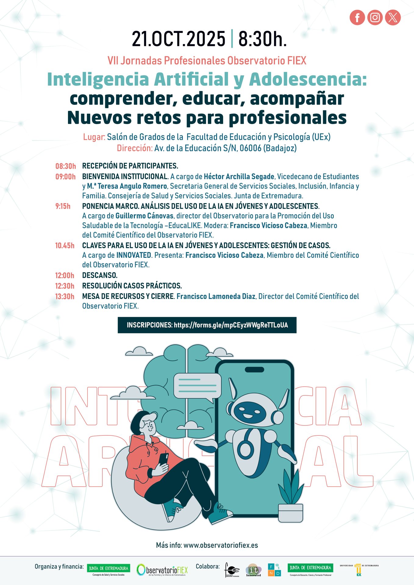 Programa VII Jornadas Profesionales Observatorio FIEX